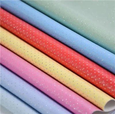 Monaróir Leathar Soláthraí Multicolor Glitter Pu Leathar Cabhraithe Do Bróga
