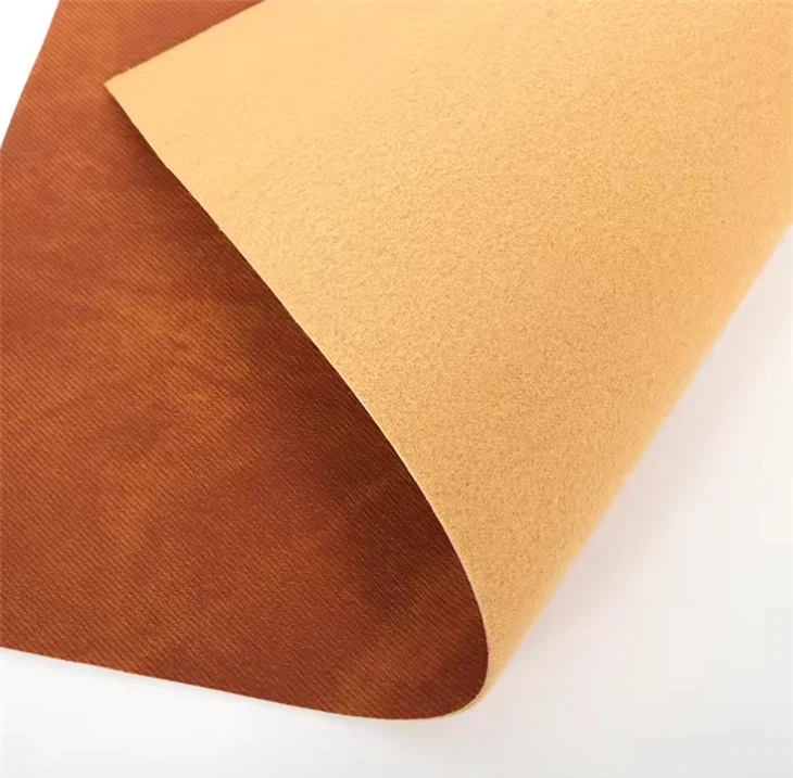 Solid Vintage Cowboy Fabric Vegan PVC Faux Leather