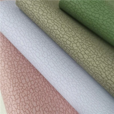 1.2 mm Dearadh is Déanaí PU Microfiber Leathar Pu Bróga Leathar Le 100 % Tacaíocht níolón