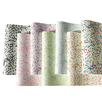 Bling Shiny Gradient Small Square Custom Leathar Glitter