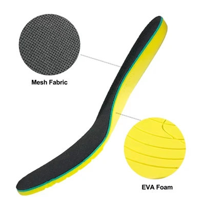 Breathable Poured Pu Insole Foam Cuimhne Do Bróga
